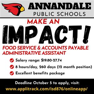food service and accounts payable 